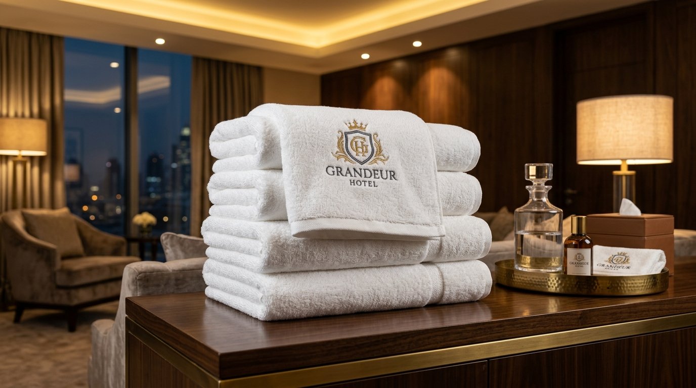 Signature Combed Cotton Bath Towels